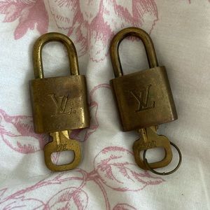 Authentic Louis Vuitton padlocks